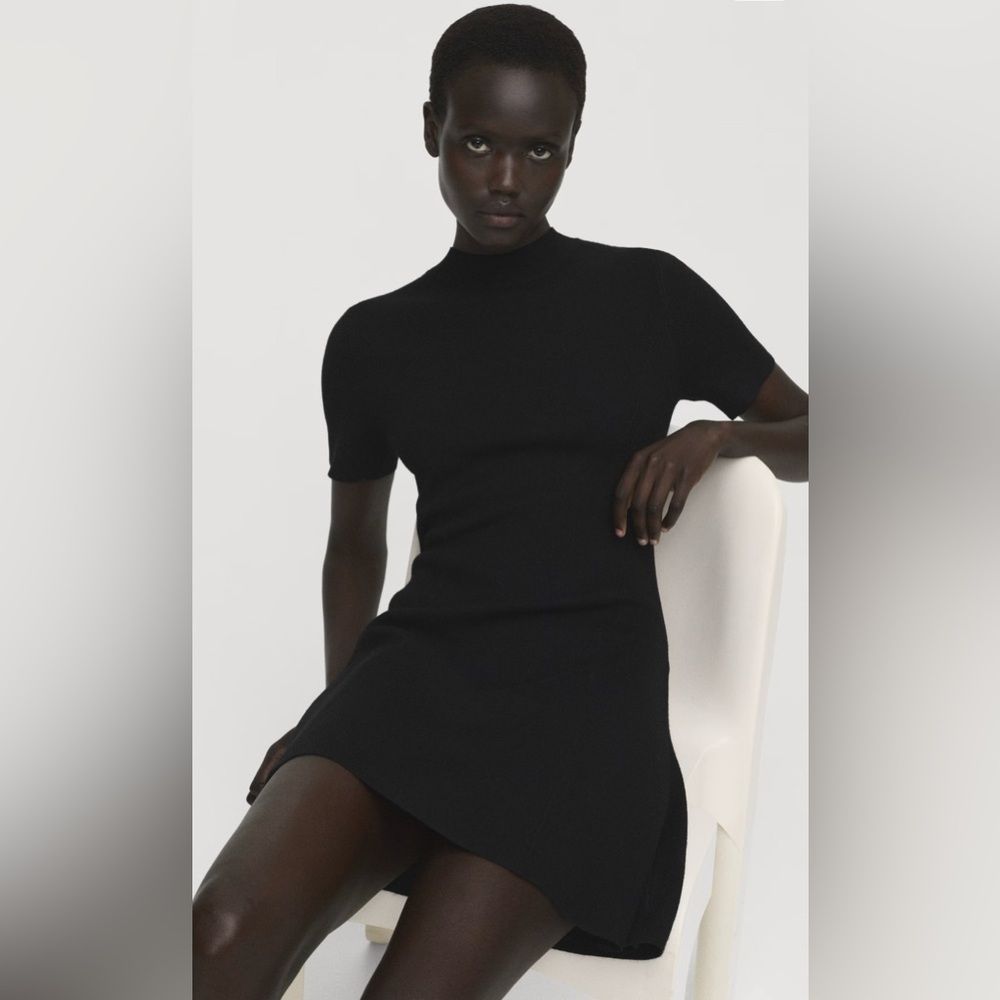 *NWT* Mango Black Sweater Dress
